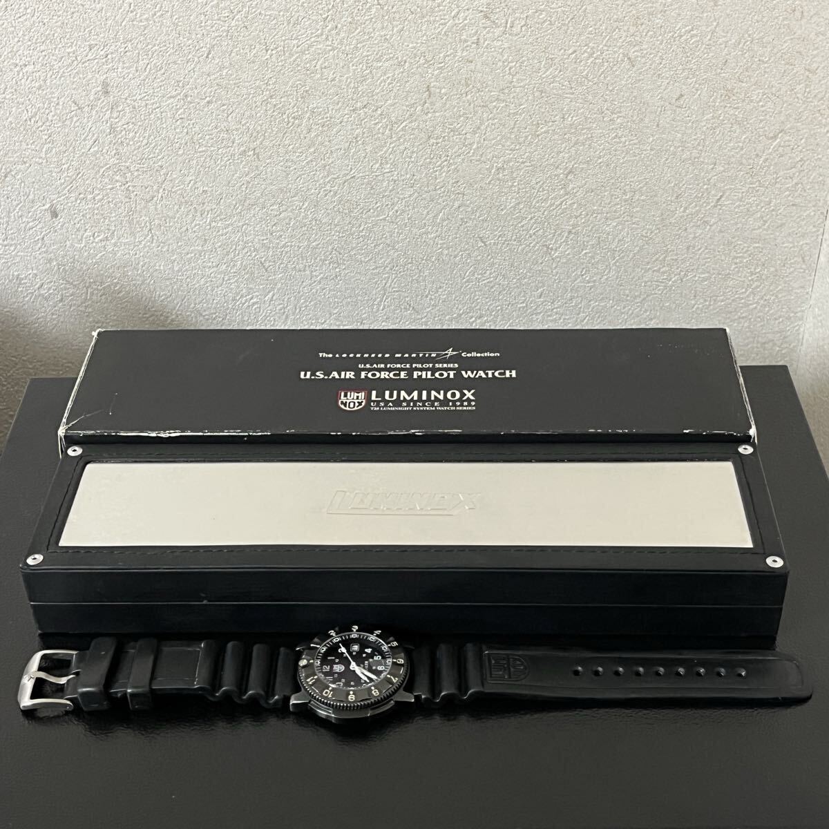 LUMINOX USAF STEALTH SERIES 3400 F-117 NIGHTHAWK WATER RESISTANT 200 METERS SWISS MADE ルミノックス ナイトホーク 新品電池交換済