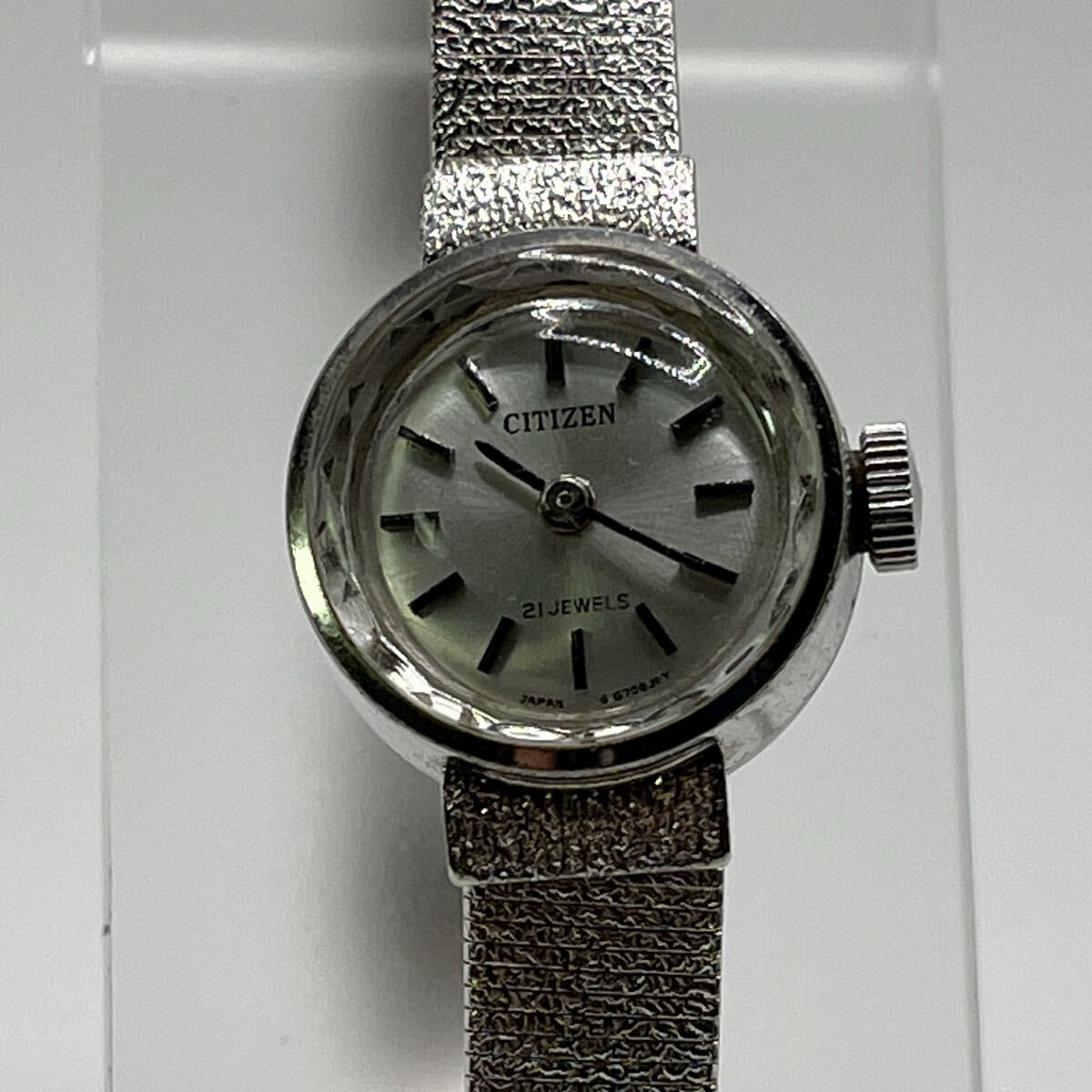 CITIZEN 21 JEWELS WGP STAINLESS BACK 4-670116 シチズン 21石 手巻き 2針 動作品