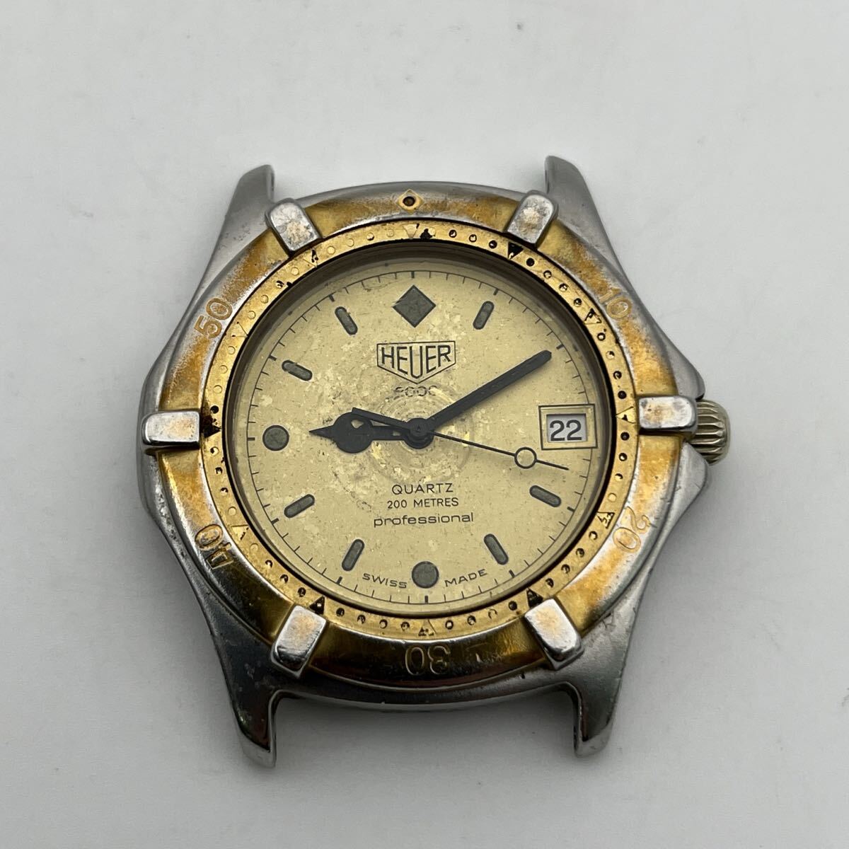 HEUER 2000 QUARTZ 200 METERS professional 964.006 ホイヤー ダイバーズ 3針 デイト メンズ ボーイズ 現状品 TAG HEUER タグ・ホイヤー