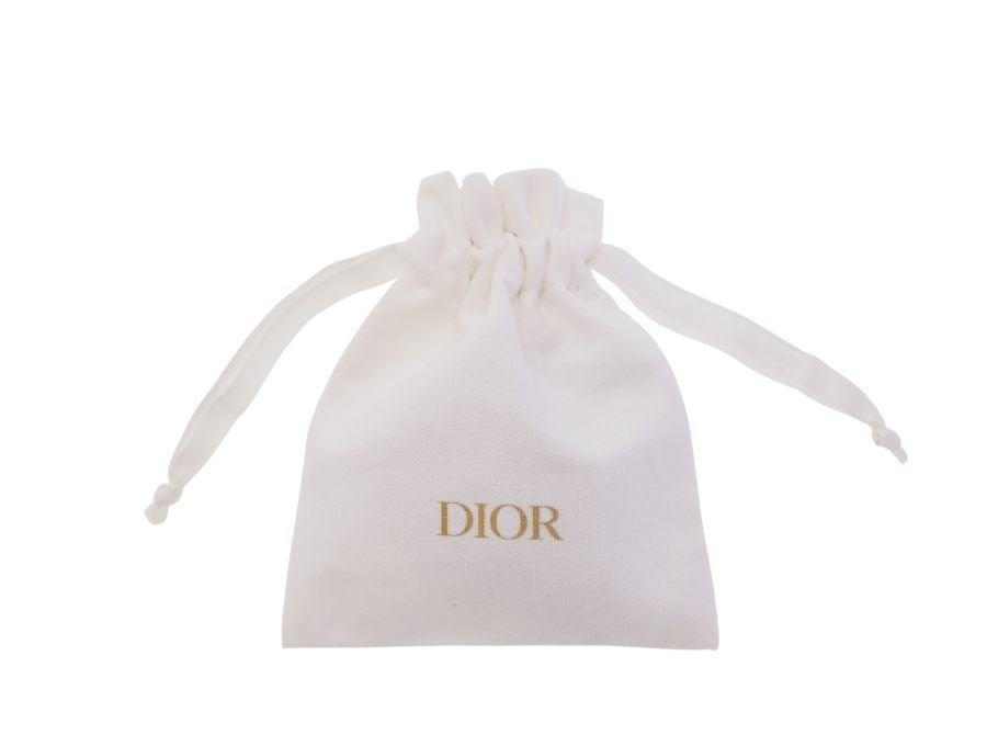 *** DIOR * 非売品 * ディオール ビューティー * ホワイト系 * DIORロゴ * 小物入れ * 化粧ポーチ * ミニミニ巾着 * 送料185～ * 美品 ***