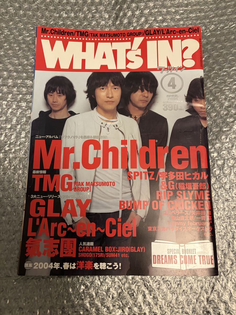 ワッツイン　ミスターチルドレン　Mr.Children 桜井和寿　