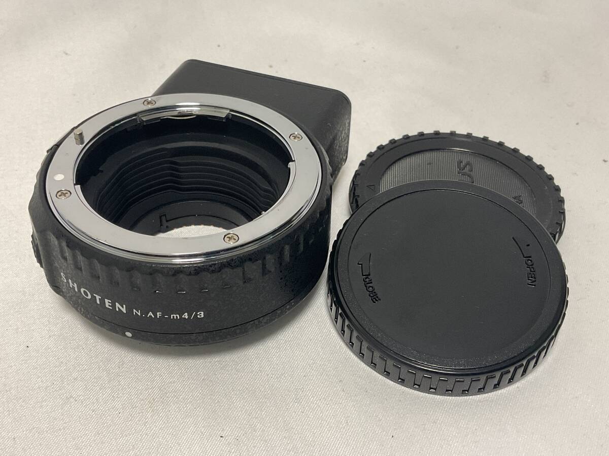 SHOTEN 電子マウントアダプター N.AF-m4/3 中古アクセサリー