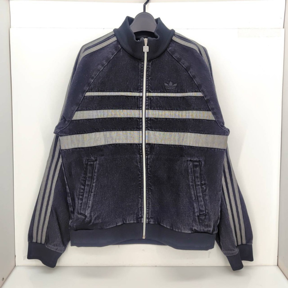 05w19110 アディダスオリジナルス adidas Originals アディカラー ファースト ブラックデニム トラックトップ XL JW5883 中古品【館林店】