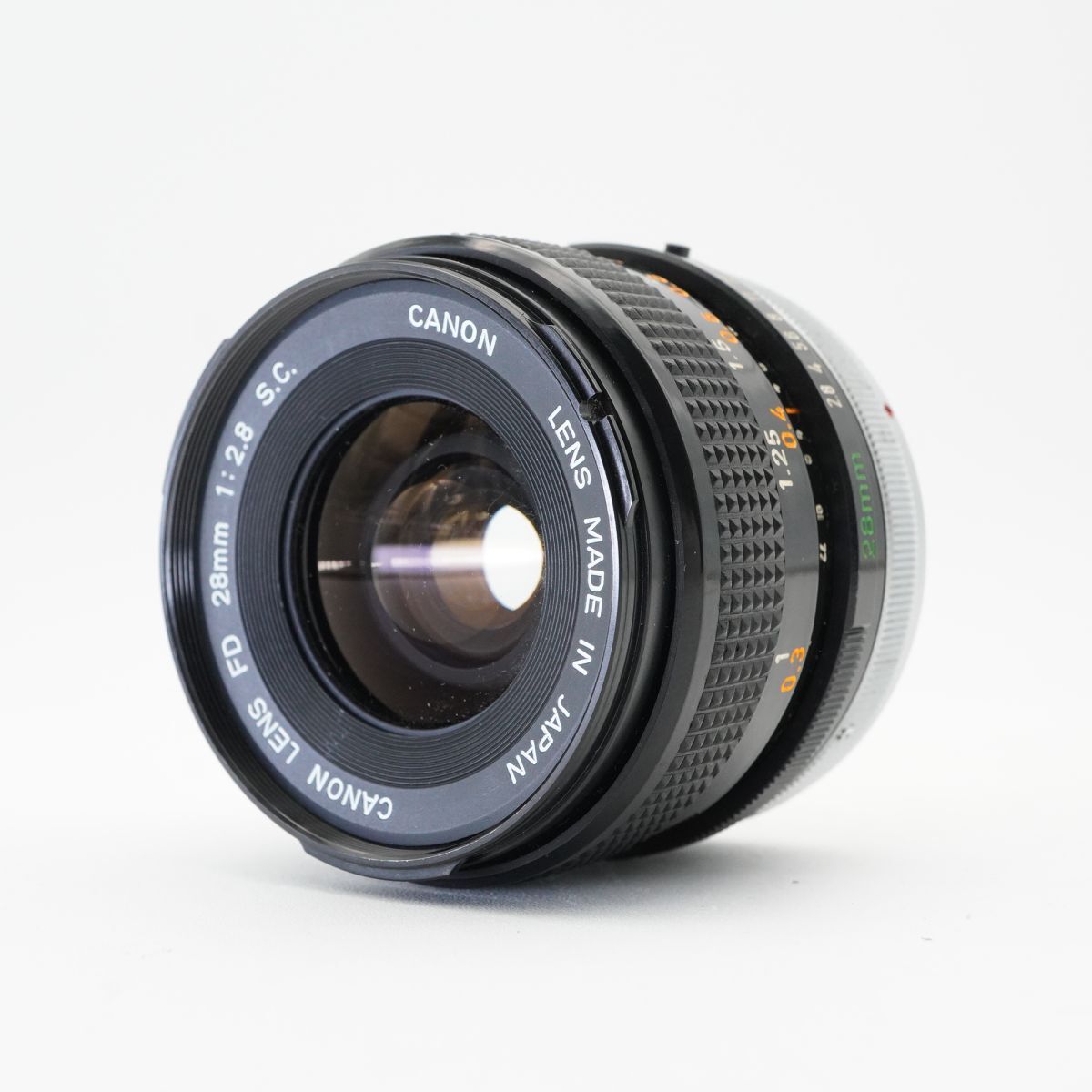 良品 動作確認済 Canon キヤノン FD 28mm F2.8 S.C. 単焦点レンズ #B2980