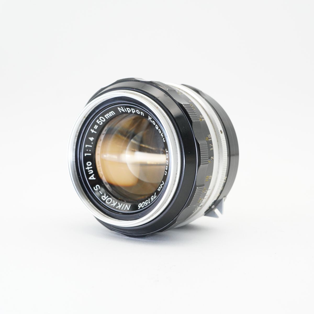 良品 動作確認済 Nikon ニコン Nippon Kogaku NIKKOR-S Auto 50mm F1.4 日本光学 オールドレンズ #B3309