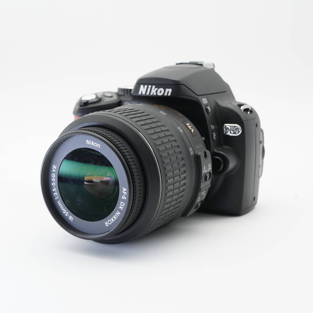 美品 Nikon ニコンD60 シャッター数1738回 / AF-S DX NIKKOR 18-55mm F3.5-5.6G VR レンズキット デジタル一眼レフカメラ #AA5996