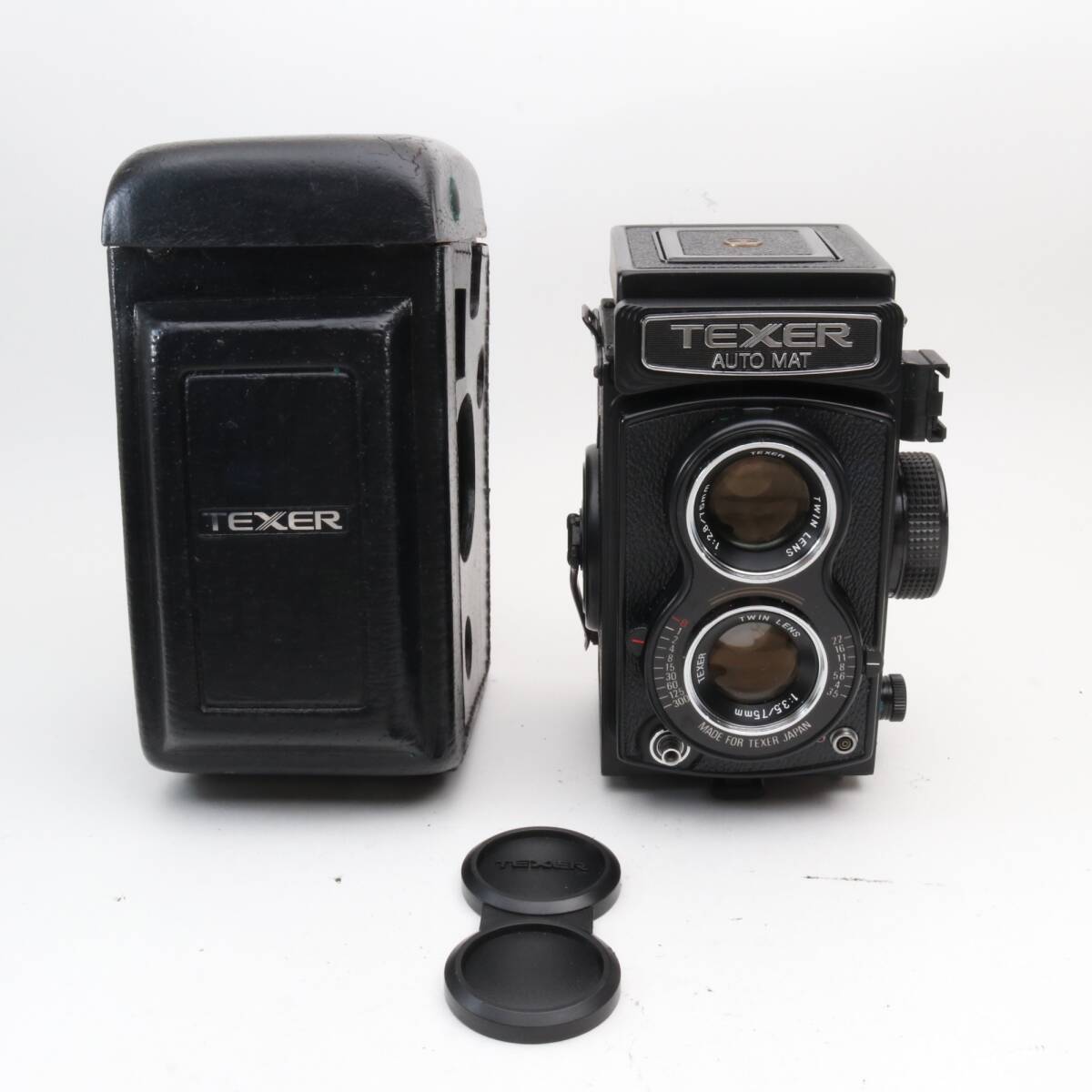 TEXER テクサ AUTO MAT TWIN LENS 1:2.8 75mm 1:3.5 75mm