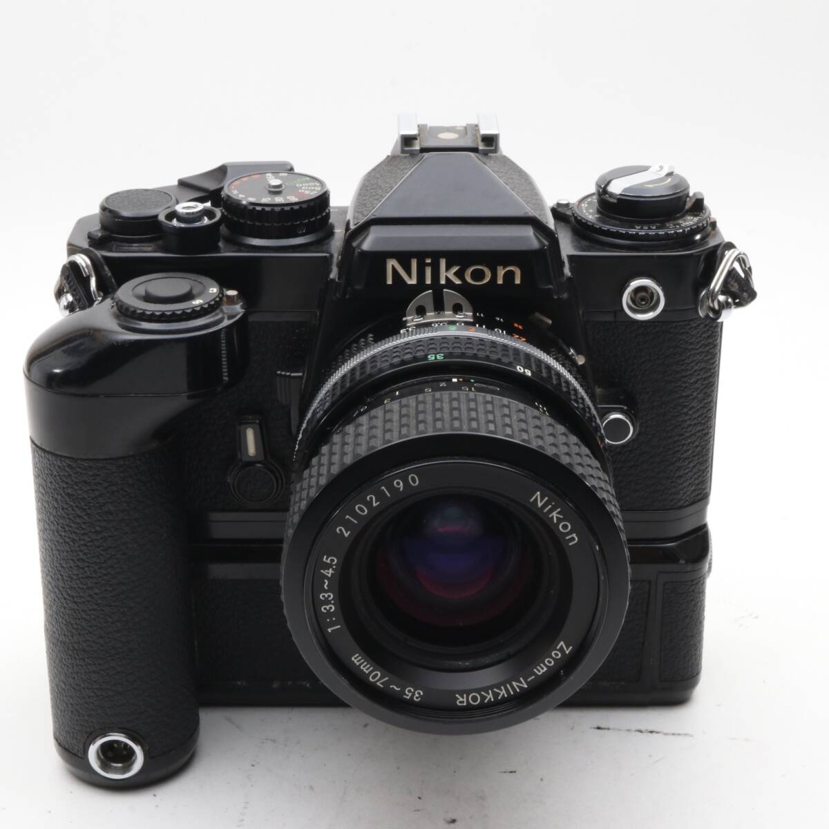 NIKON FE ブラック 35-70mm パワーグリップ付き