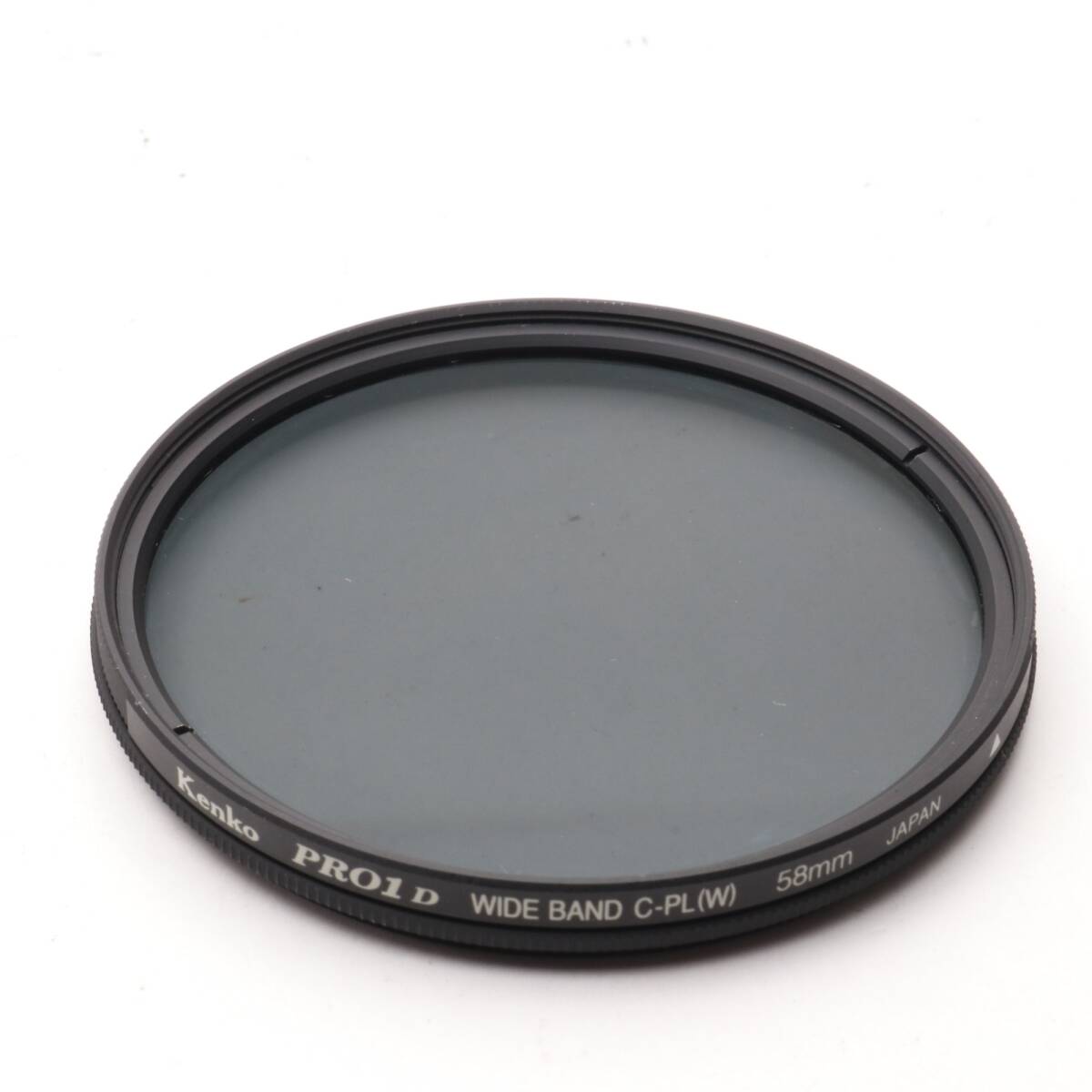 Kenko カメラ用フィルター PRO1D WIDE BAND サーキュラーPL (W) 58mm コントラスト上昇・反射除去用 518526