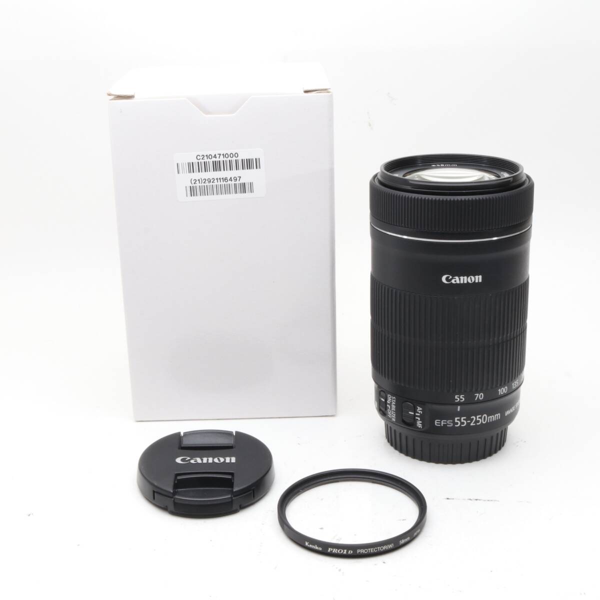 Canon 望遠ズームレンズ EF-S55-250mm F4-5.6 IS STM APS-C対応 EF-S55-250ISSTM