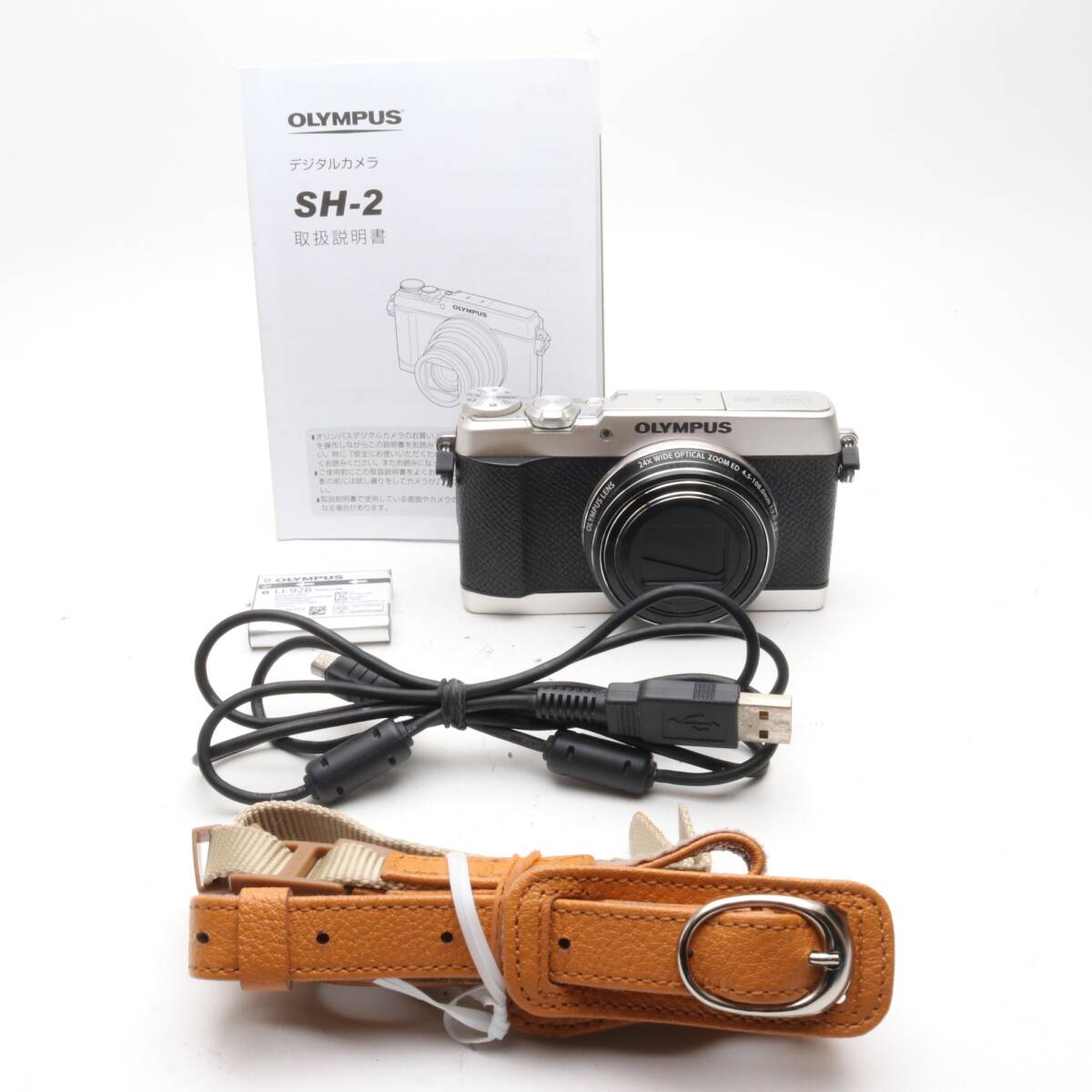 OLYMPUS STYLUS SH-2 シルバー デジタルカメラ
