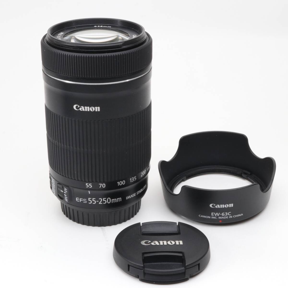 Canon 望遠ズームレンズ EF-S55-250mm F4-5.6 IS STM APS-C対応 EF-S55-250ISSTM