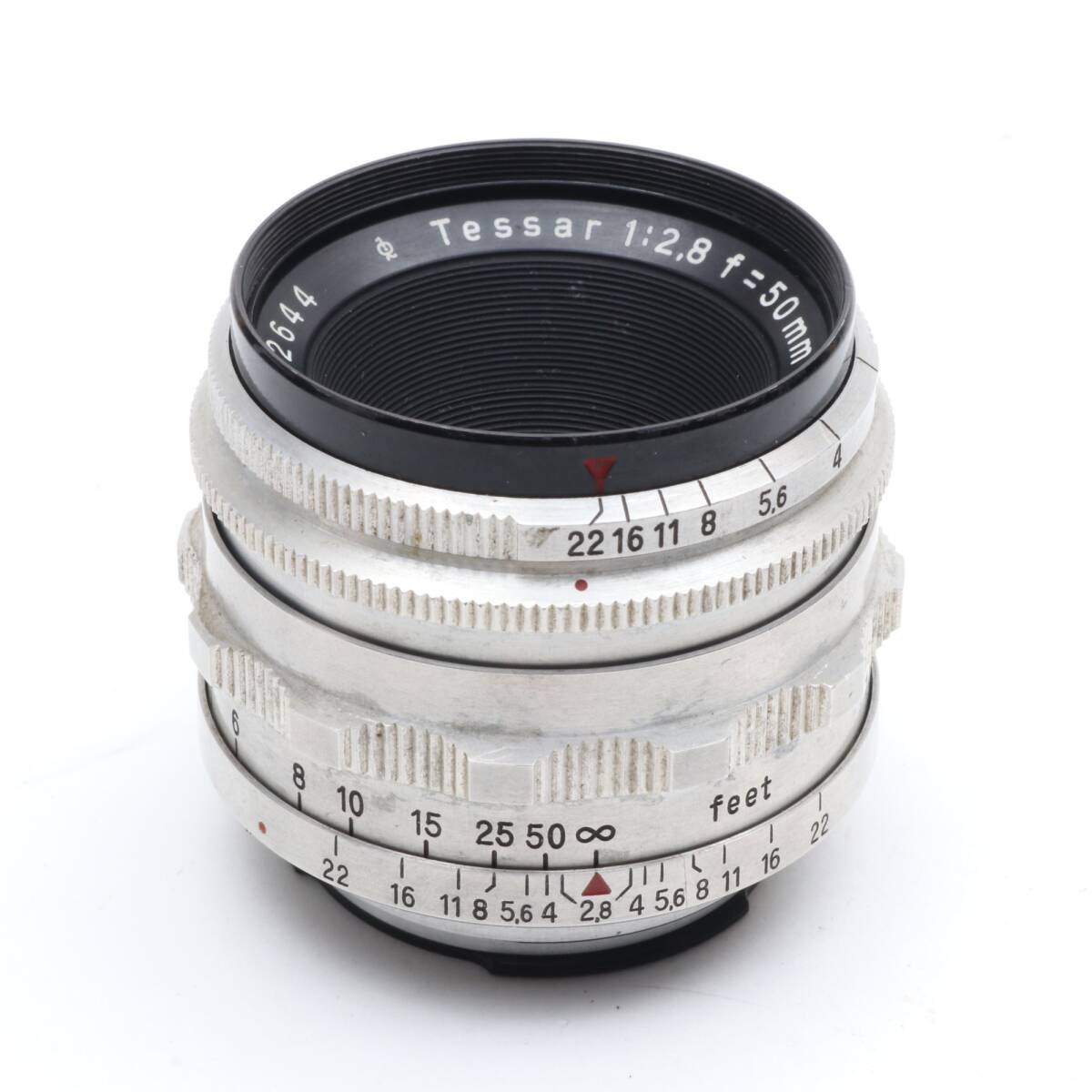 Carl Zeiss Jena Tessar 50mm f/2.8 Manual Focus Prime Lens