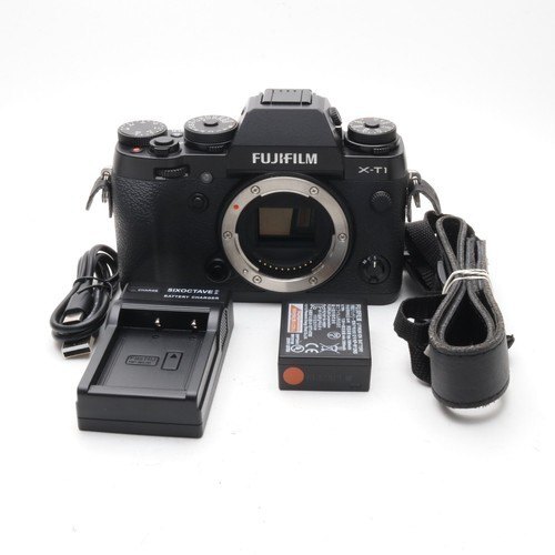 【シャッター回数：60回】FUJIFILM X-T1 ブラック ミラーレス一眼 〔FUJIFILM X マウント〕