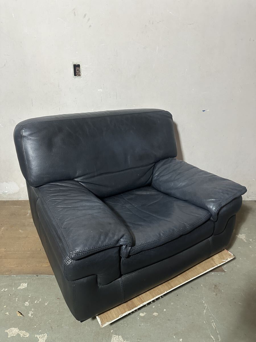 ROCHE BOBOIS ロッシュボボア 一人掛け　ソファ　フランス　レザー　本革　アームチェア　高級