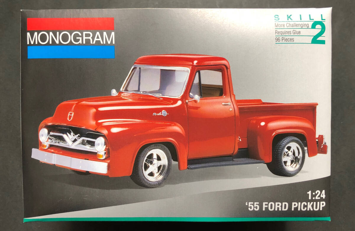 @中古絶版模型堂 モノグラム 1/24 '55フォードピックアップ MONOGRAM 1955 FORD PICKUP フォード ピックアップ トラック 定形外送料660円