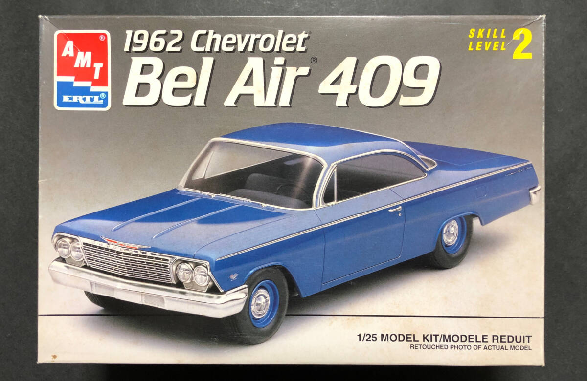 @中古絶版模型堂 amt 1/25 '62シボレーベルエア409 1962 Chevrolet Bel Air シボレー ベルエア 409 定形外送料660円