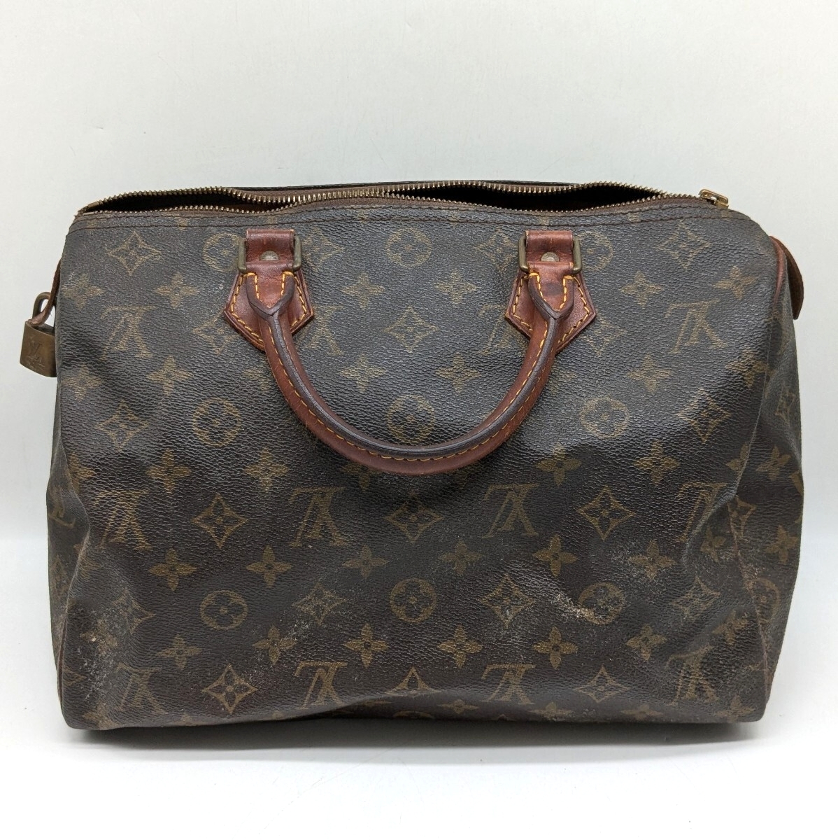 【3W21】1円スタート LOUIS VUITTON / VI882 ルイヴィトン スピーディ 30 モノグラム ミニボストンバッグ ハンドバッグ ブラウン系