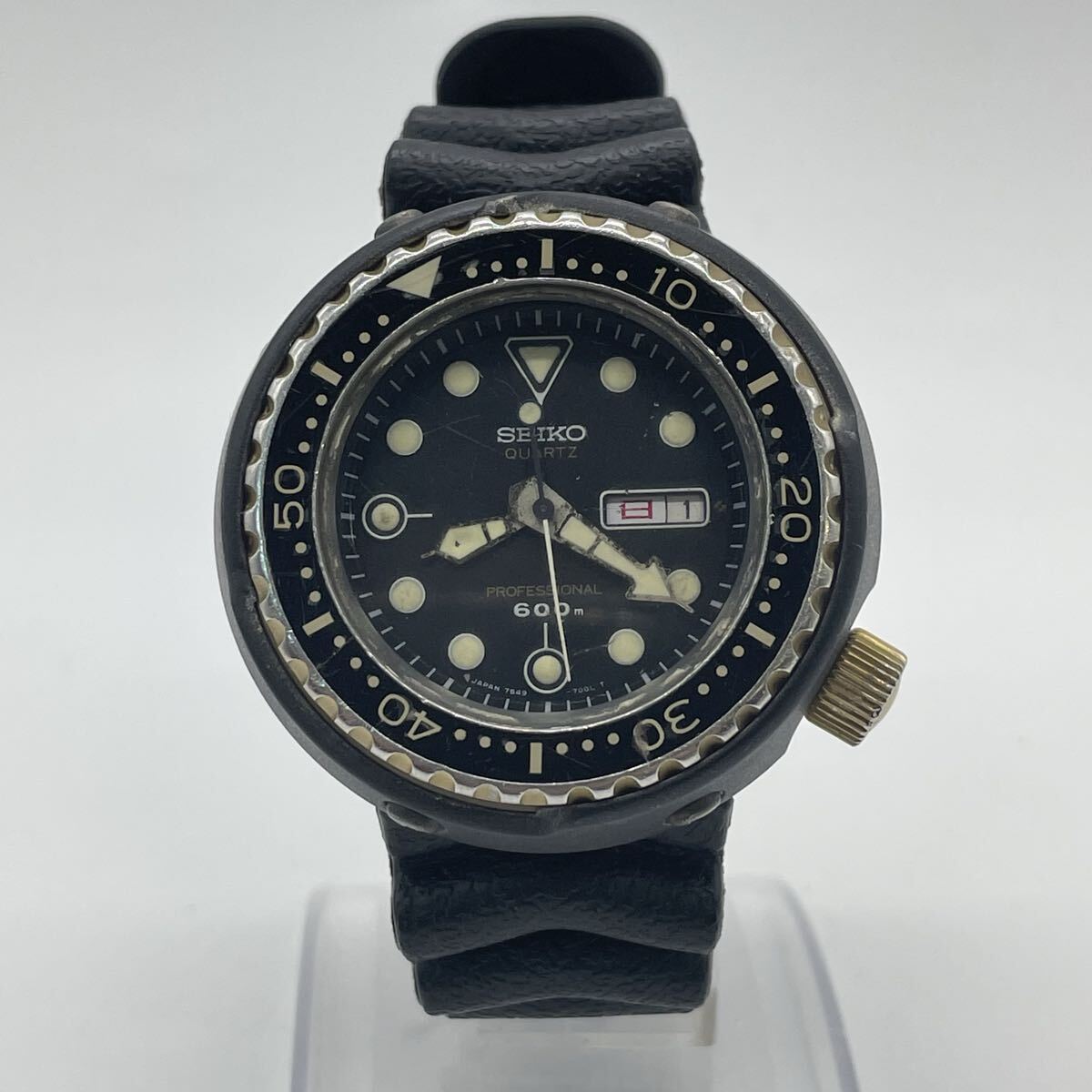 【2T15】1円スタート SEIKO / 7549-7000 QUARTS PROFESSIONAL セイコー プロフェッショナルダイバーズウォッチ 腕時計 クオーツ デイデイト