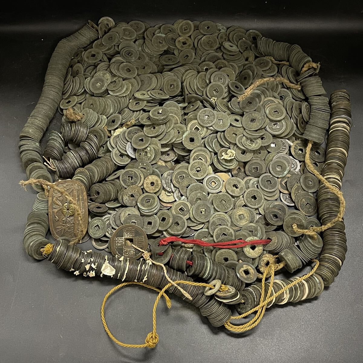 【2K49】1円スタート 日本 中国 穴銭 まとめ 重量約8.7kg 古銭 渡来銭 寛永通宝 文久永宝 乾隆通宝 他 貨幣 コイン コレクション