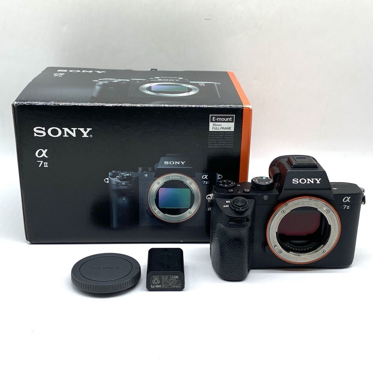 【2A8】1円スタート SONY α 7ii ILCE-7M2 ソニー アルファ フルサイズ ミラーレス 一眼カメラ デジタルカメラ デジタル一眼 箱付き 