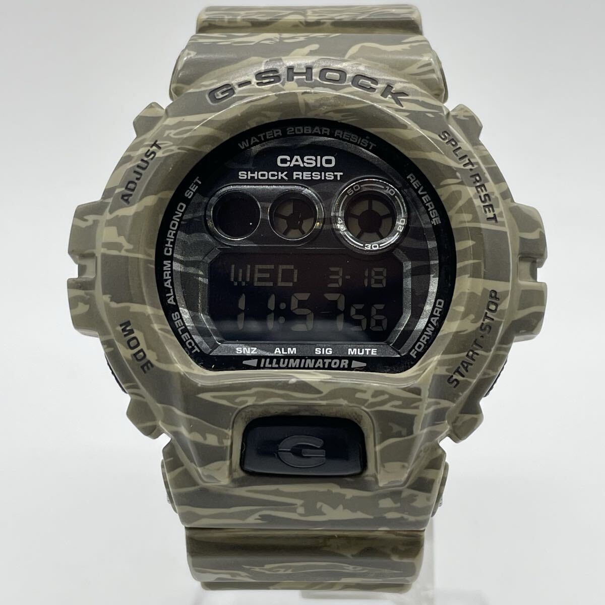 【3T5】1円スタート CASIO G-SHOCK camouflage series / GD-X6900CM 3420 カシオ ジーショック カモフラージュシリーズ クォーツ 腕時計
