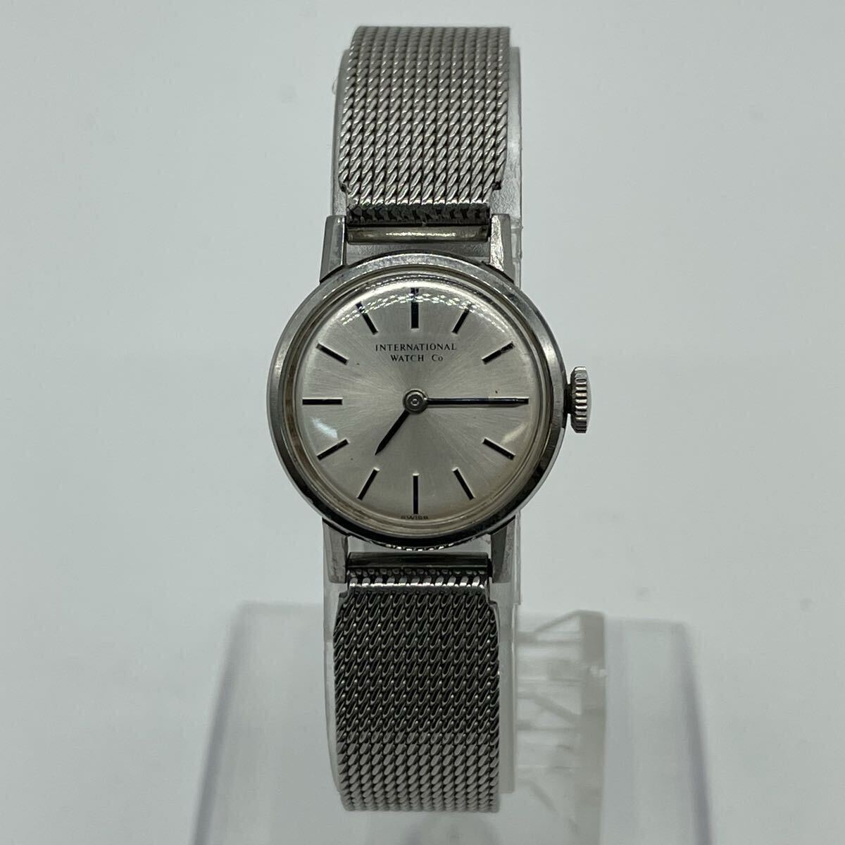 【3U7】1円スタート INTERNATIONAL WATCH CO / 2089156 IWC 腕時計 手巻き レディース シルバーカラー シルバー文字盤 現状稼働品