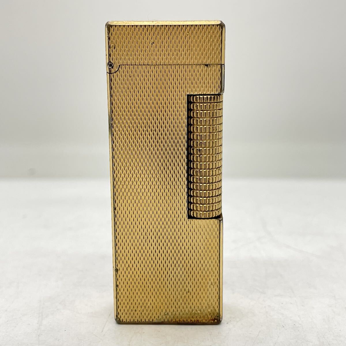 【3Y10】 1円スタート dunhill ダンヒル ガスライター ローラー式 ゴールドカラー ライター 喫煙具 喫煙グッズ
