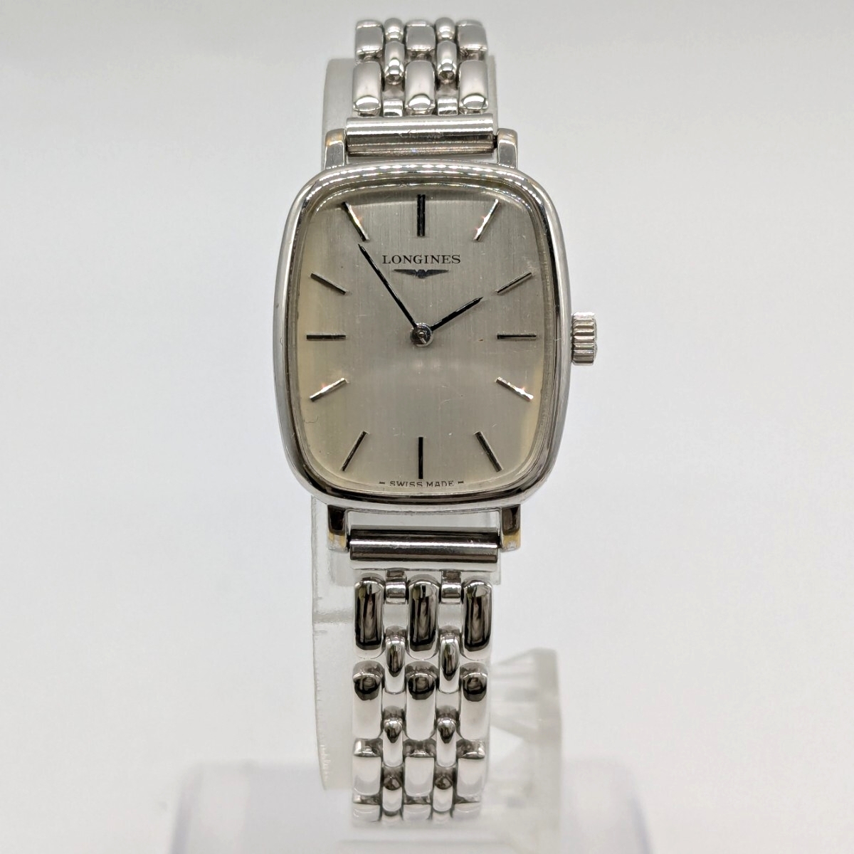 【2Y50】1円スタート LONGINES / 5602 ロンジン 手巻き メンズ 腕時計 シルバー文字盤 シルバーカラー