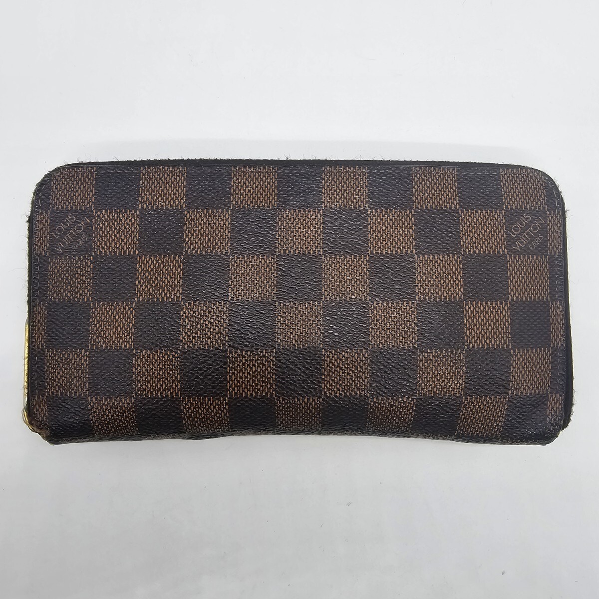 【3白17】1円スタート LOUIS VUITTON / CA1141 ルイヴィトン ジッピーウォレット ダミエ 長財布 ラウンドファスナー ウォレット ブラウン系