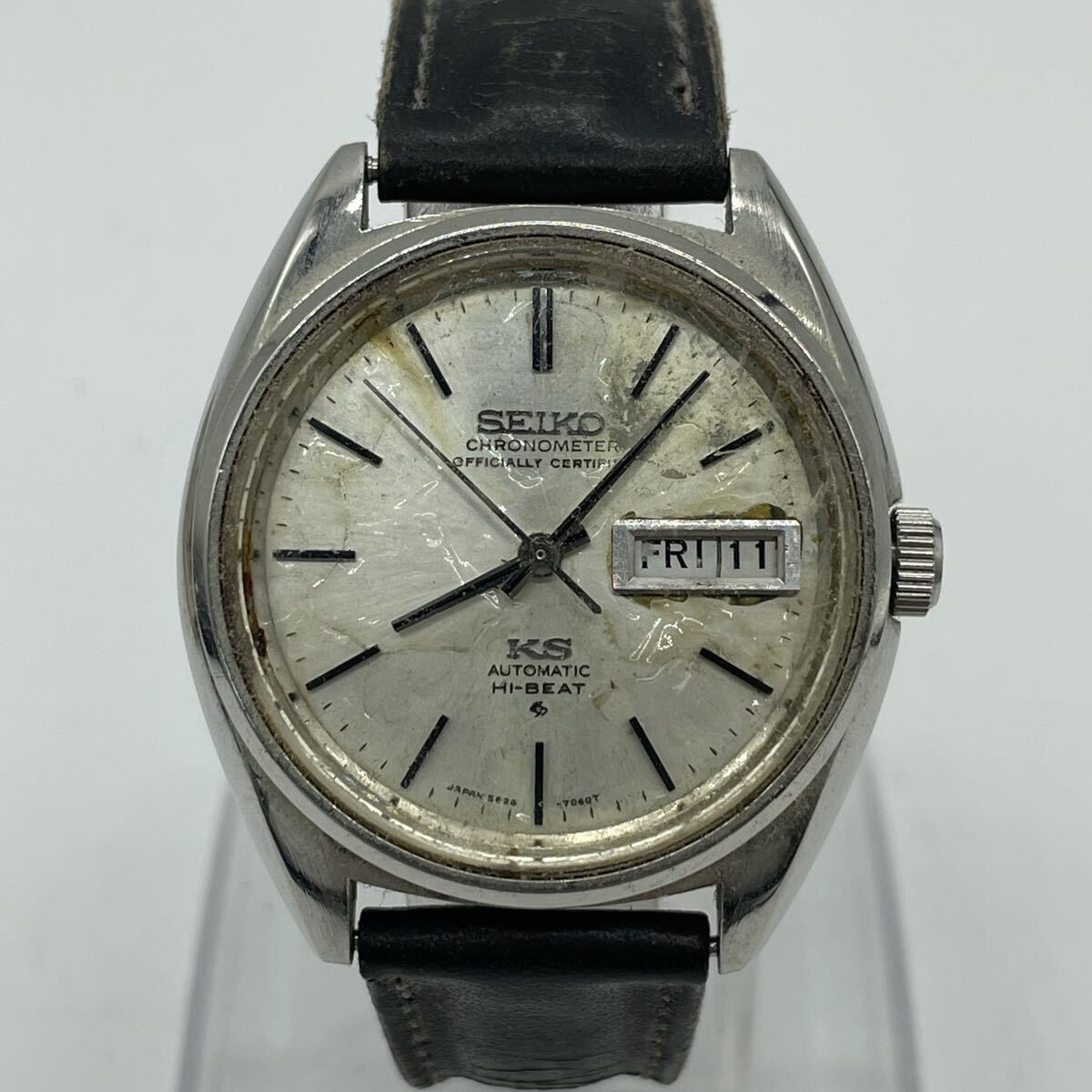【3Y1】1円スタート SEIKO CHRONOMETER OFFICIALLY CERTIFIED/ 5626-7060 セイコー クロノメーター キングセイコー KS 自動巻き デイデイト