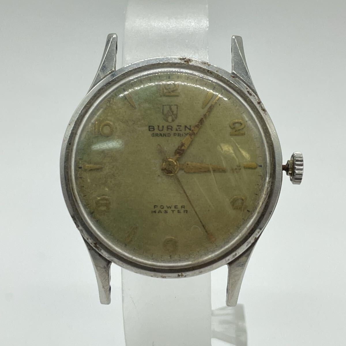 【3S39】1円スタート BUREN GRAND PRIX POWER MASTER / 706301 ビューレン グランプリ パワーマスター 手巻き 腕時計 ヴィンテージ