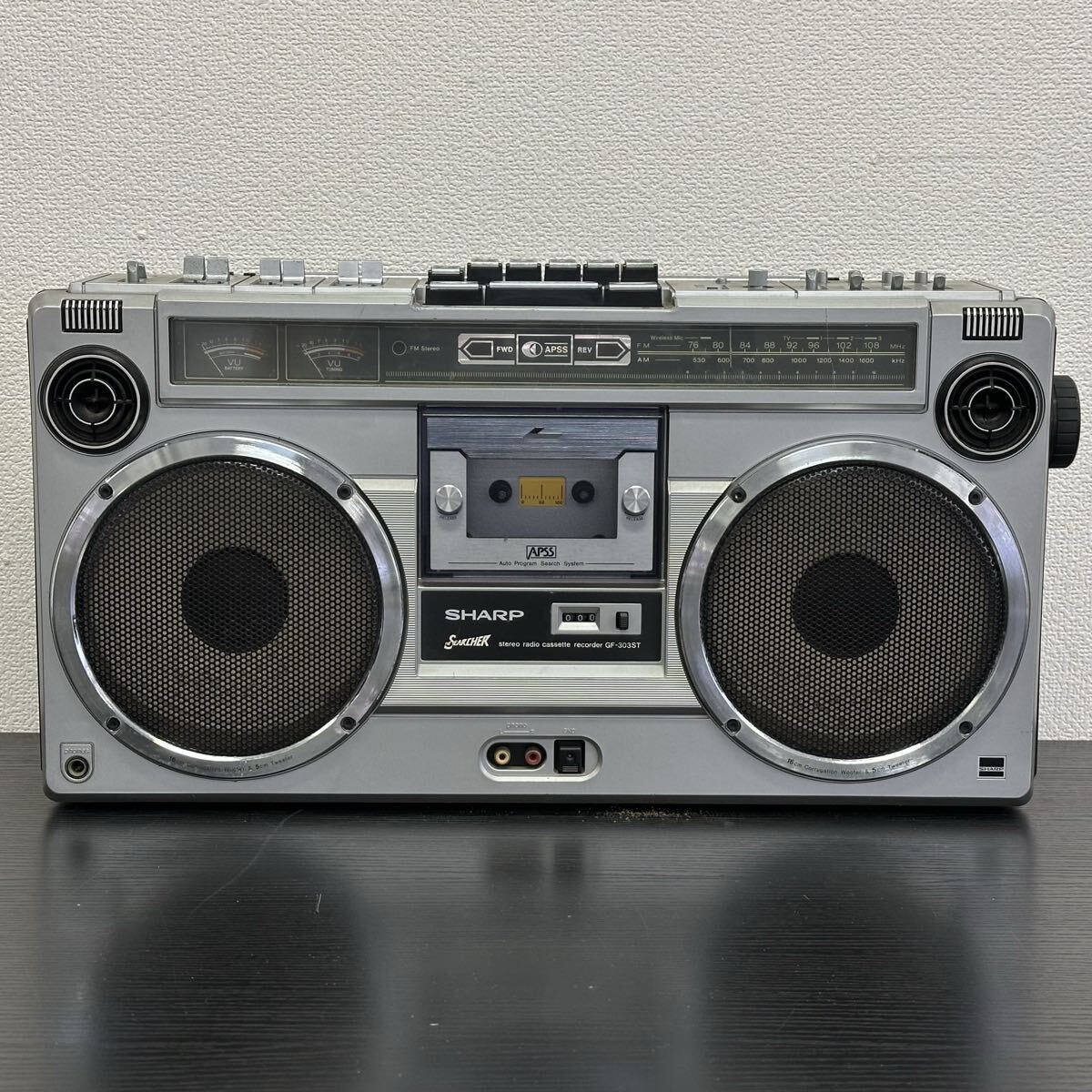 【3W12】1円スタート SHARP THE SEARCHER GF-303ST シャープ ラジオ ステレオテープ レコーダー ラジカセ オーディオ機器