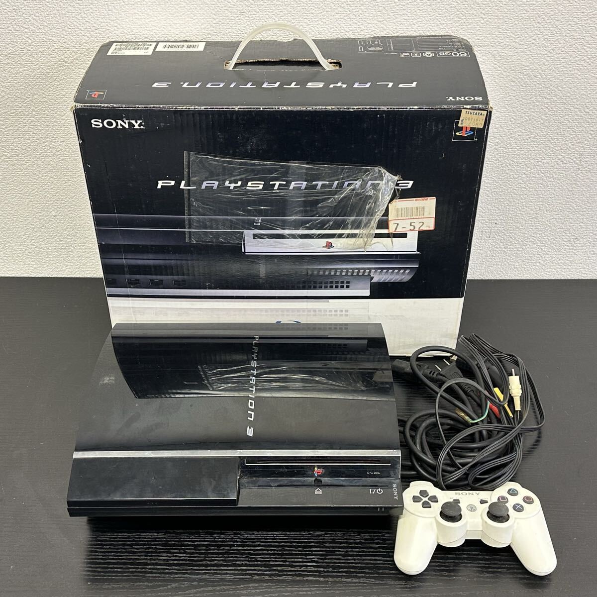 【3T15】1円スタート SONY PlayStation3 CECHA00 60GB ソニー プレステ3 PS3 本体 コントローラー 箱付き 通電確認済み
