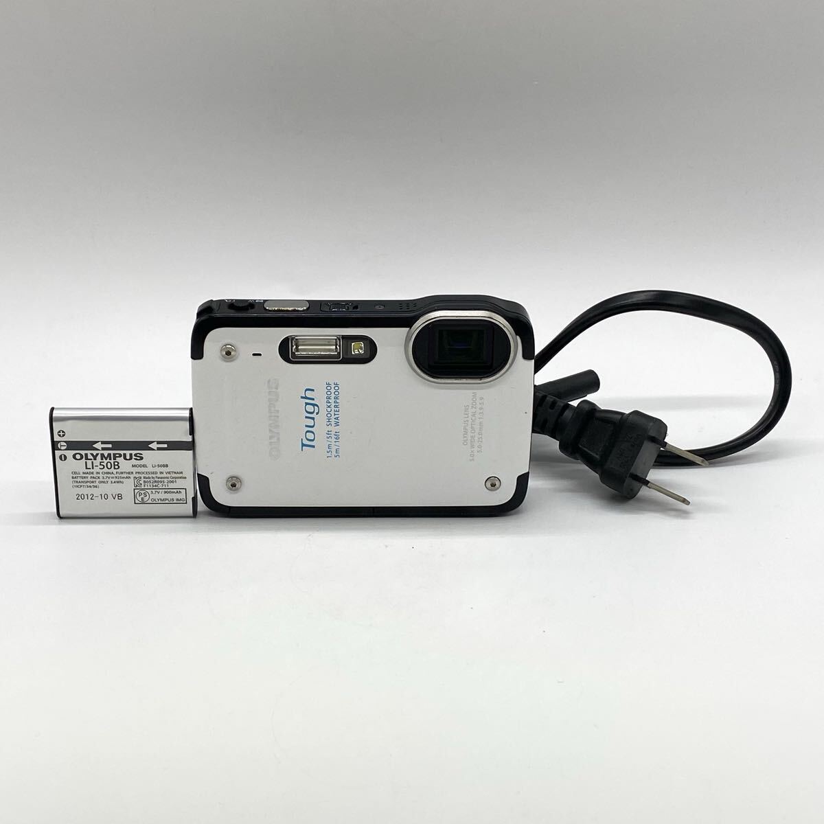 【3山12】1円スタート OLYMPUS Tough TG-625 オリンパス タフ デジタルカメラ デジカメ コンパクトデジタルカメラ コンデジ ホワイト