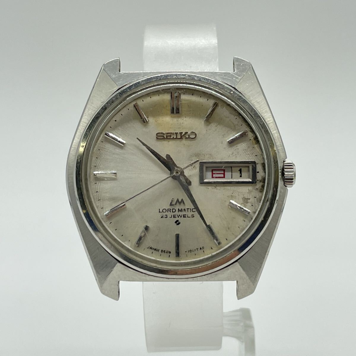 【3S6】1円スタート SEIKO LOAD MATIC 23JEWELS / 5606-7000 854669 セイコー ロードマチック LM 23石 腕時計 デイデイト 自動巻き 