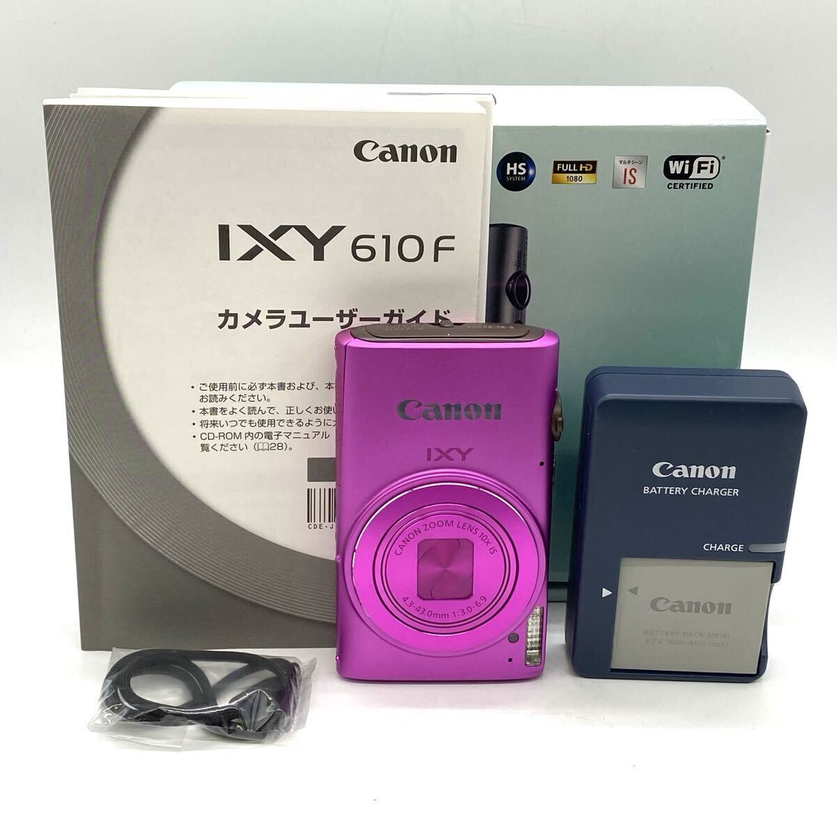 【3山18】1円スタート Canon IXY 610 F PC1897 キヤノン キャノン イクシー デジタルカメラ デジカメ コンパクトデジタルカメラ ピンク