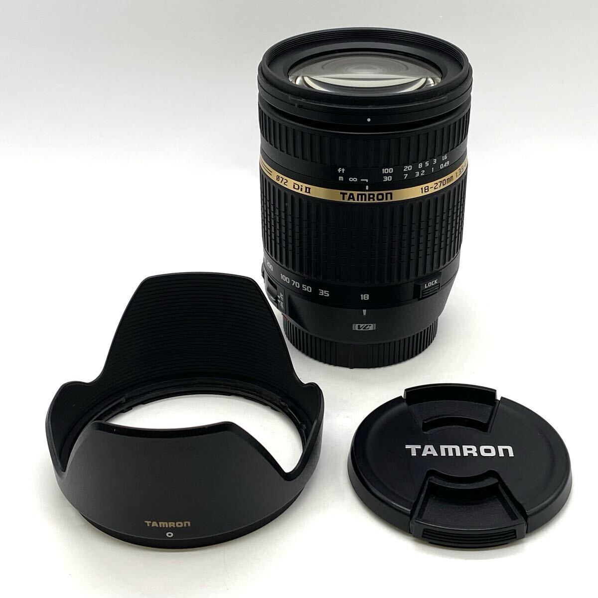 【3W11】1円スタート TAMRON 18-270mm 1:3.5-6.3 φ72 Di ll タムロン 一眼カメラ用レンズ カメラレンズ 交換レンズ