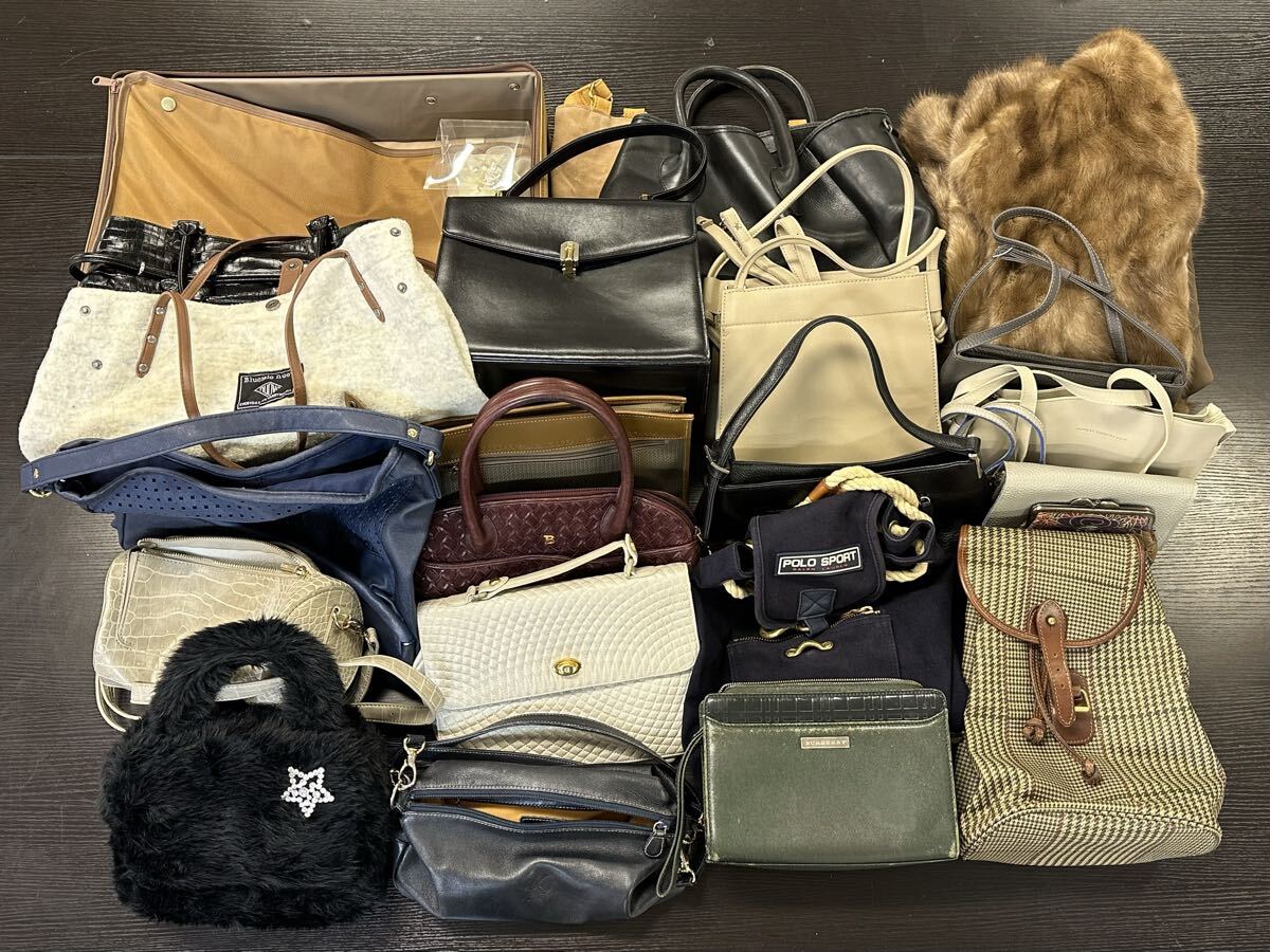 【2M61】1円スタート Burberry Ralph Lauren POLO SPORT Samantha BALLY Kitamura 他 まとめて20点以上 鞄 ショルダー バッグ リュック 