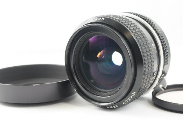 ★超美品★Nikon ニコン NIKKOR 28mm F2.8 非Ai 使用感の少ない綺麗な外観！クリアーな光学！0322