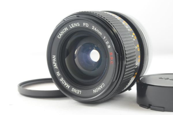 ★極上美品★Canon キャノン FD 24mm F2.8 S.S.C 清潔感溢れる綺麗な外観！クリアーな光学！0349