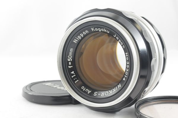 ★超美品★Nikon ニコン Nippon Kogaku NIKKOR-S 50mm F1.4 使用感の少ない綺麗な外観！クリアーな光学！0350