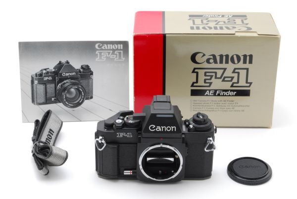 ★希少未使用級・元箱付き★Canon キヤノン NEW F-1 使用感の少ない新品級の外観！光学カビ、クモリなし！0143