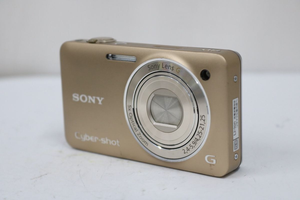 【返品保証】 ソニー Sony Cyber-Shot DSC-WX5 ゴールド 5x コンパクトデジタルカメラ e8298