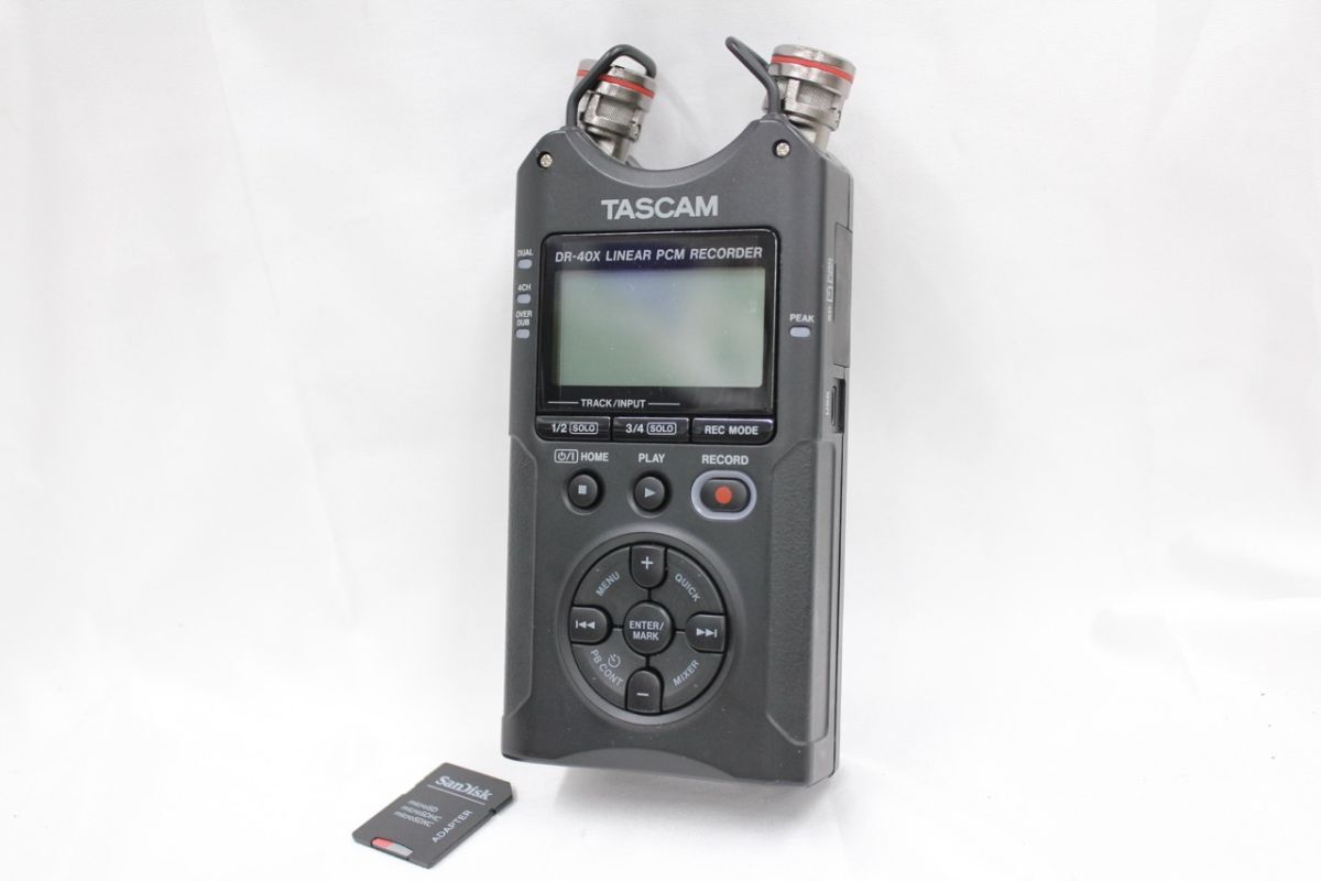 【返品保証】 タスカム Tascam DR-40X リニアPCMレコーダー e8232