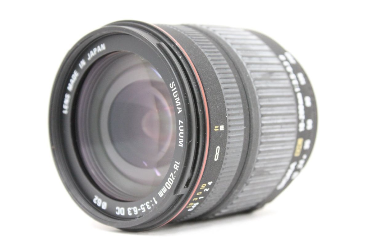 【返品保証】 シグマ Sigma DC 18-200mm F3.5-6.3 D ニコンマウント レンズ e8494