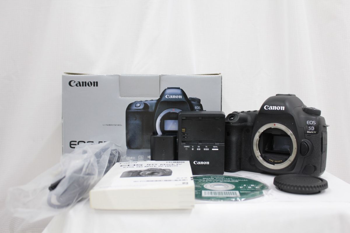 【返品保証】 【元箱付き】キャノン Canon EOS 5D Mark IV デジタル一眼 ボディ e8486
