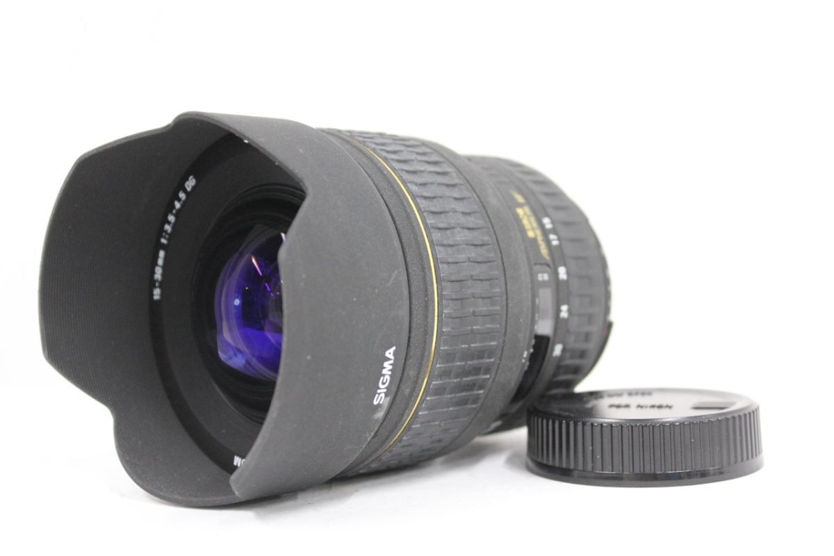 【返品保証】 シグマ Sigma EX ASPHERICAL IF 15-30mm F3.5-4.5 DG ニコンマウント レンズ e8480