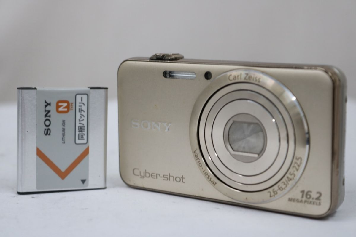 【返品保証】 ソニー Sony Cyber-shot DSC-WX50 5x ゴールド バッテリー付き コンパクトデジタルカメラ e9665
