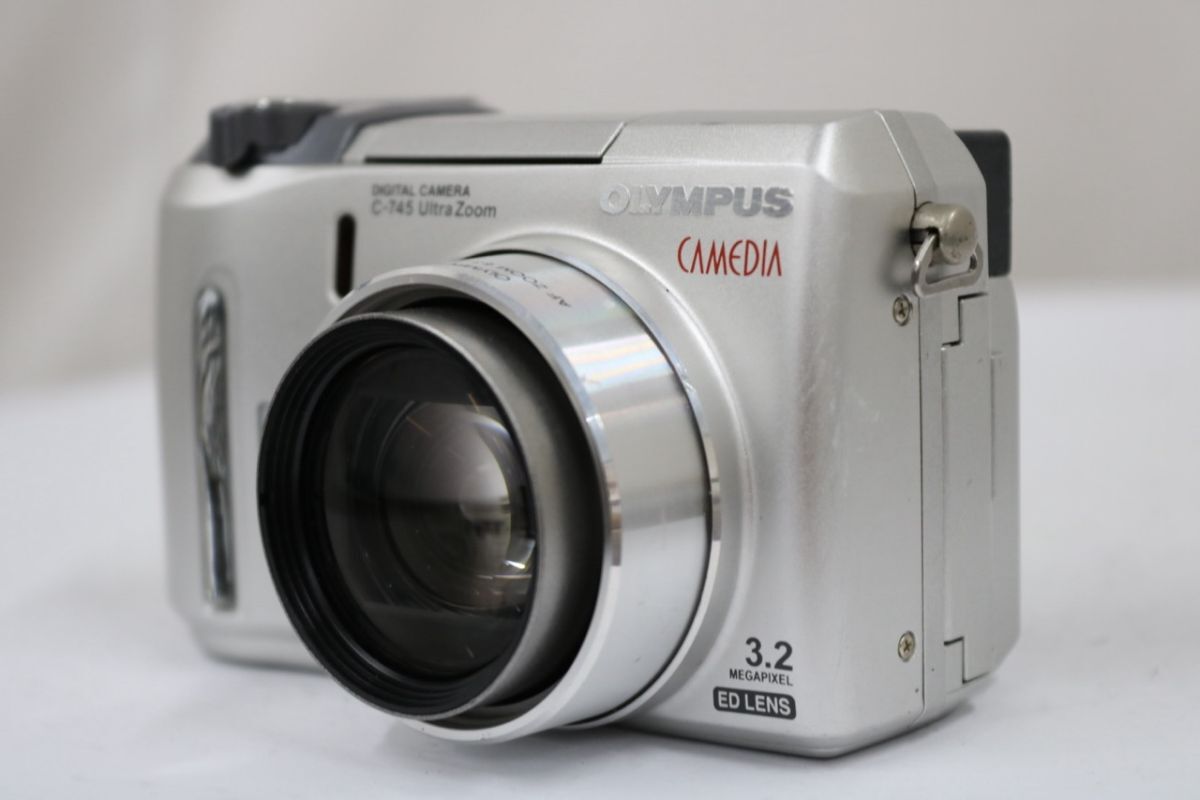 【返品保証】 【便利な単三電池で使用可】オリンパス Olympus C-745 Ultra Zoom コンパクトデジタルカメラ e9662